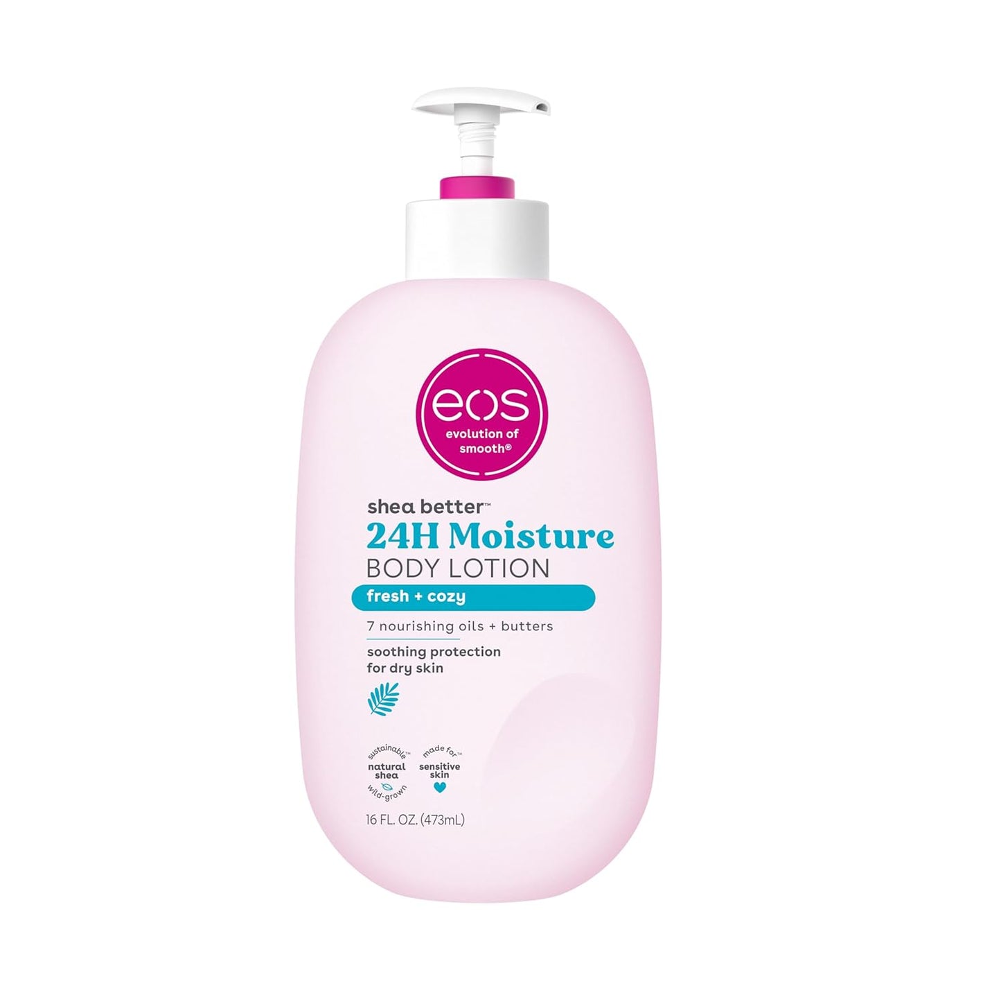 EOS Shea Better 24H Body Lotion - Fresh + Cozy (473ml)