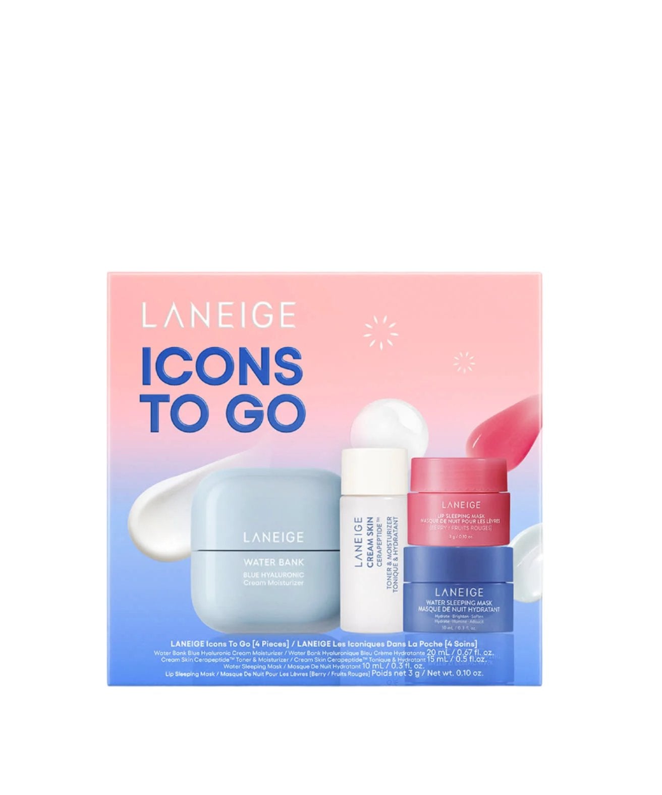 Laneige Icons To Go - 4 Piece set