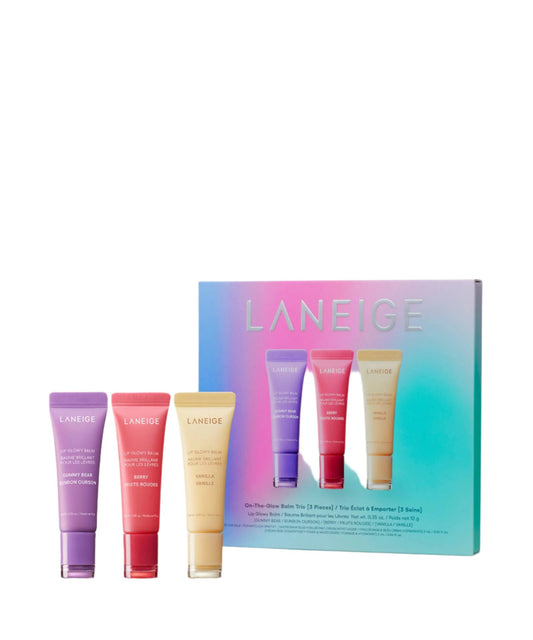 Laneige On-The-Glow Lip Balm Trio - 3 Flavours