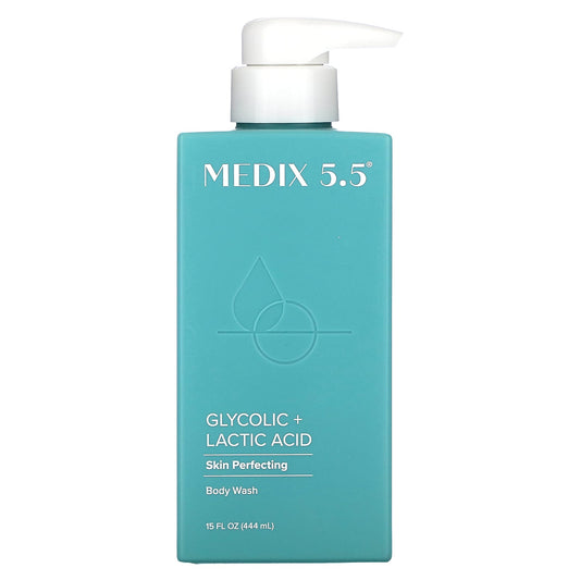 Medix 5.5 Skin Perfecting Body Wash, Glycolic + Lactic Acid 444ml