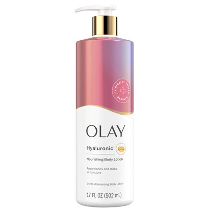 Olay Nourishing & Hydrating Body Lotion with Hyaluronic Acid, 17 fl oz