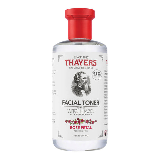 THAYERS Facial Toner - Witch Hazel Aloe Vera Formula - Rose Petal