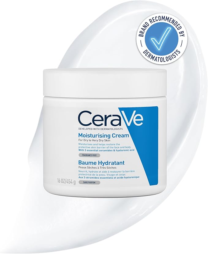 CeraVe Moisturizing Cream for Normal to Dry Skin with Ceramides - 454g