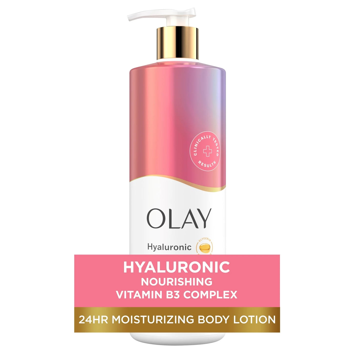 Olay Nourishing & Hydrating Body Lotion with Hyaluronic Acid, 17 fl oz