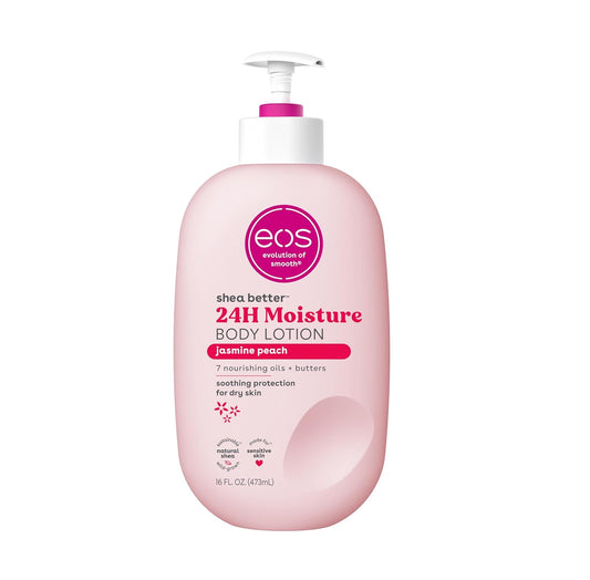 EOS Shea Better 24H Moisture Body Lotion - Jasmine Peach (473ml)